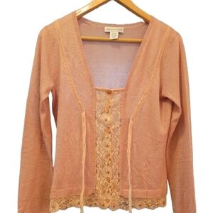 Newport News pink sweater💕 size Medium